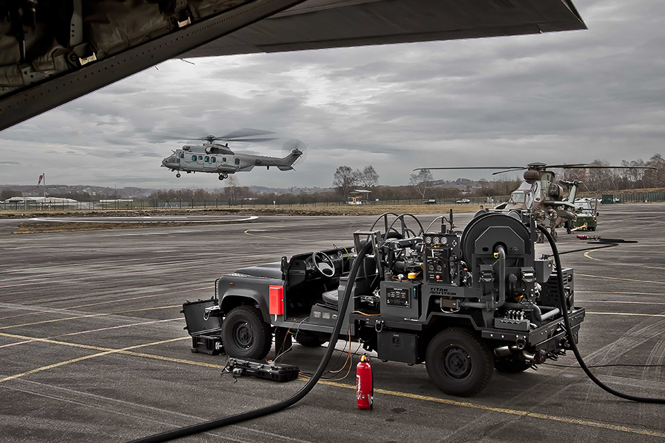 tactical hot refuelling vehicle