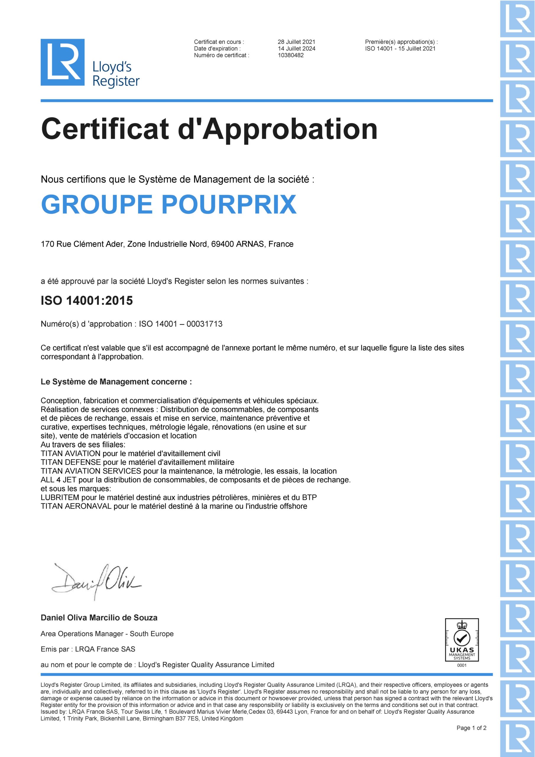 ISO 14001 FR